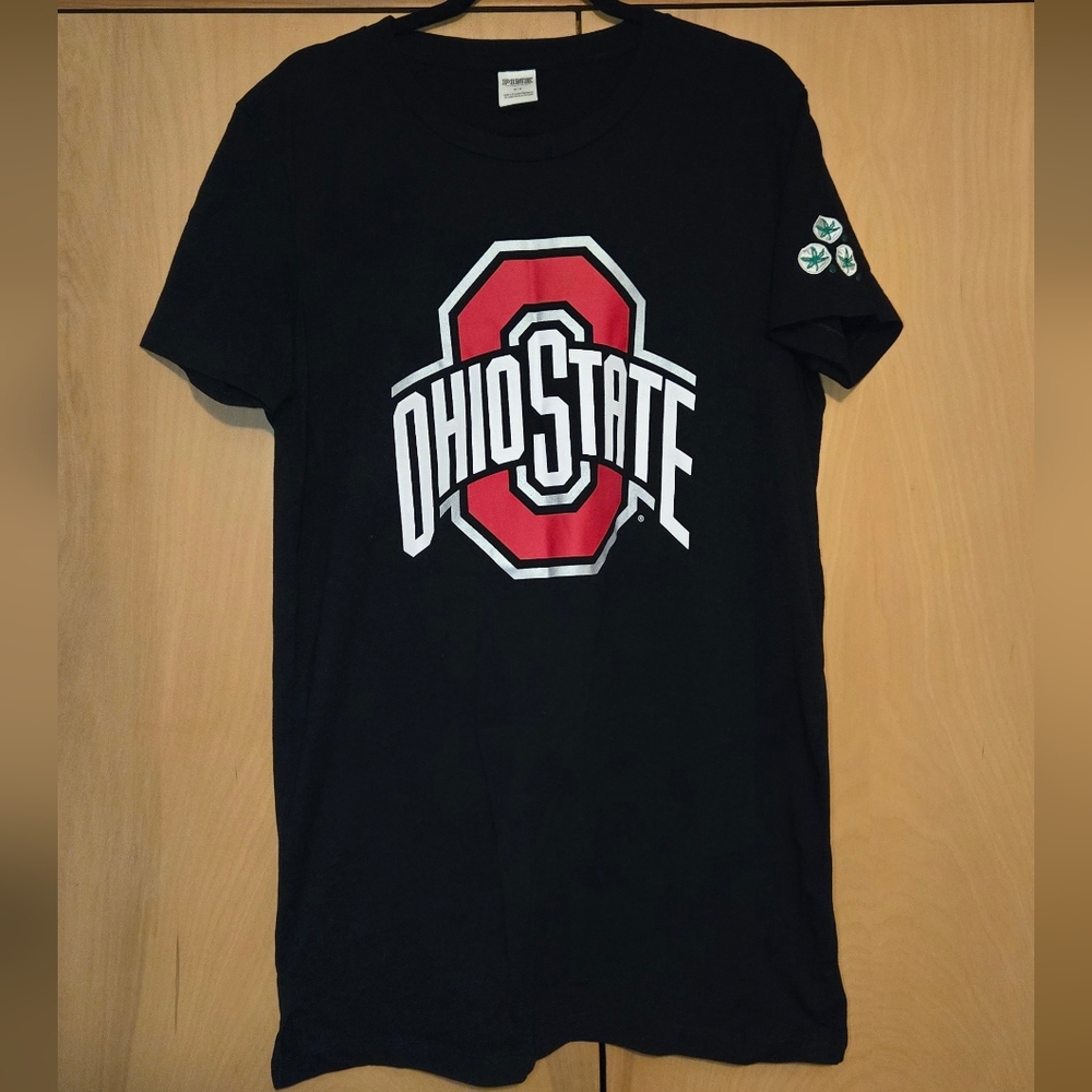 PINK Victoria's Secret Ohio State Tunic Length Tee